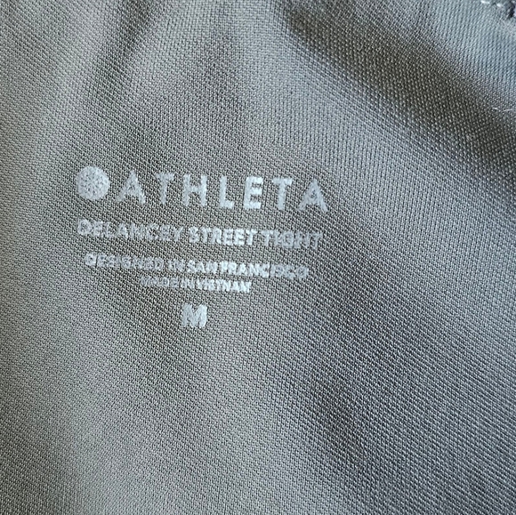 Athleta Green Delancey Street Tight Leggings Size Medium - Picture 2 of 5